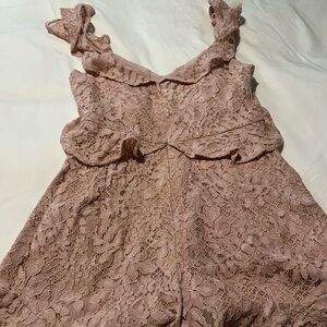 BCBGeneration Blush Lace romper